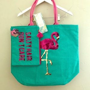 Olive and Hill Large Jute Tote and Carry All Set!